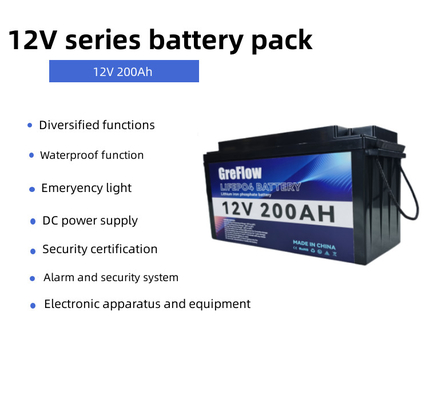 Глубокий цикл 12v 200ah Литий-ионная батарея 12v Литий-ионная батарея Заменить свинцовую кислоту